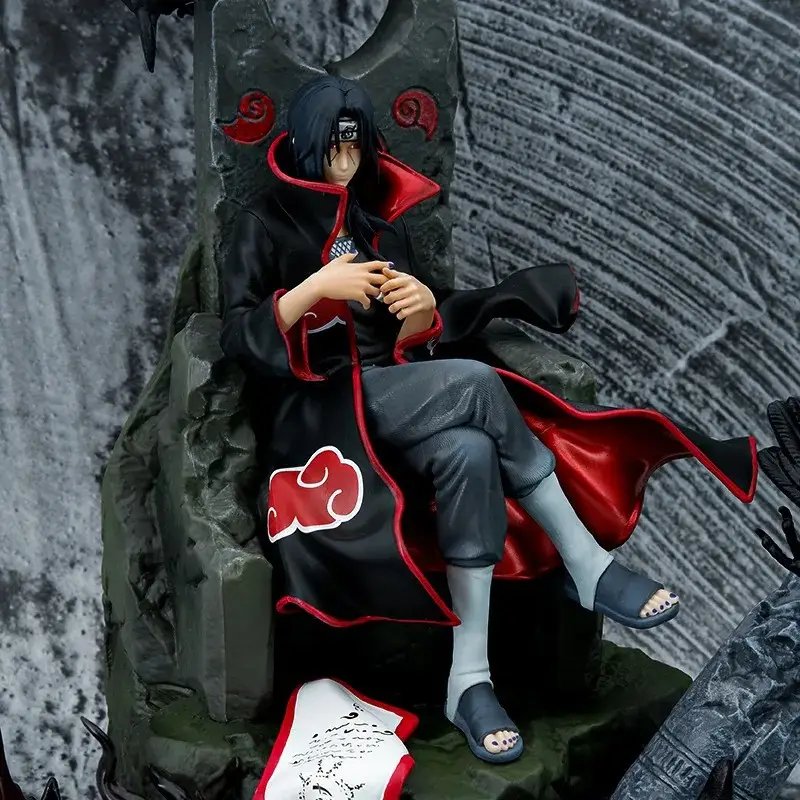 š„ Uchiha Itachi ā 35cm Crow Dominion Throne Statue (Premium Edition) - Image 2