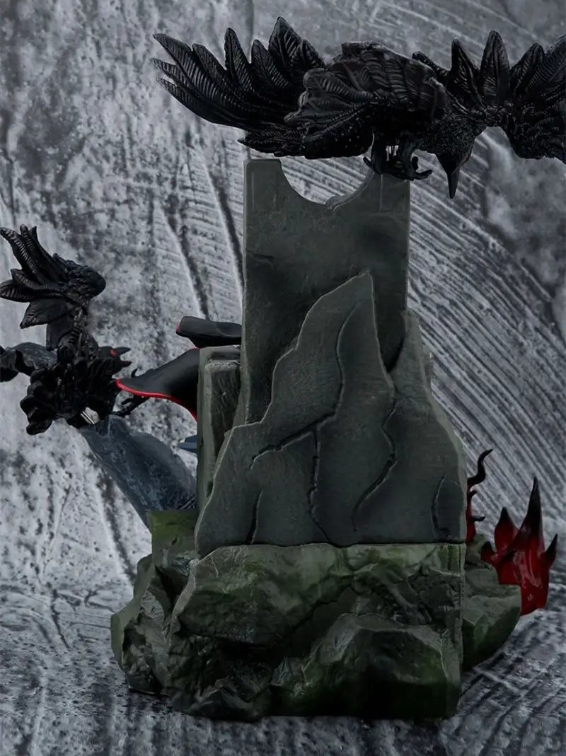 š„ Uchiha Itachi ā 35cm Crow Dominion Throne Statue (Premium Edition) - Image 4