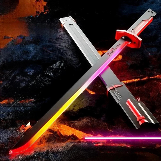 LED Retractable Anime Katana Sword | Light-Up Blade with Type-C Charging - Image 3