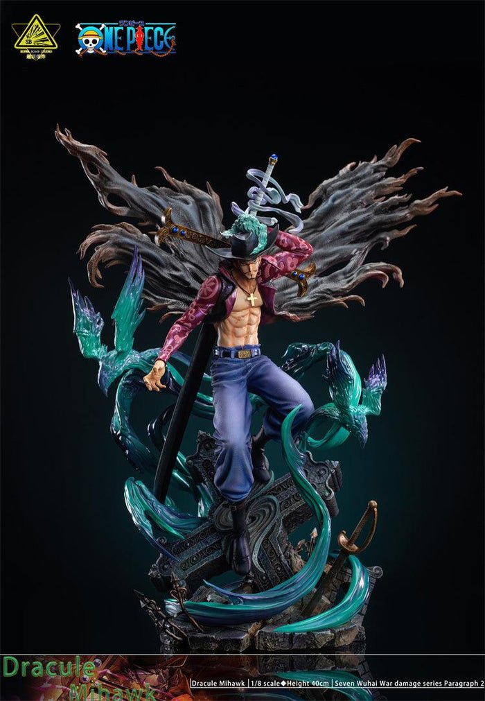 Super Bomb Studio Dracule Mihawk Resin Statue | 1/8 Scale | Limited to 699 Pieces | One Piece