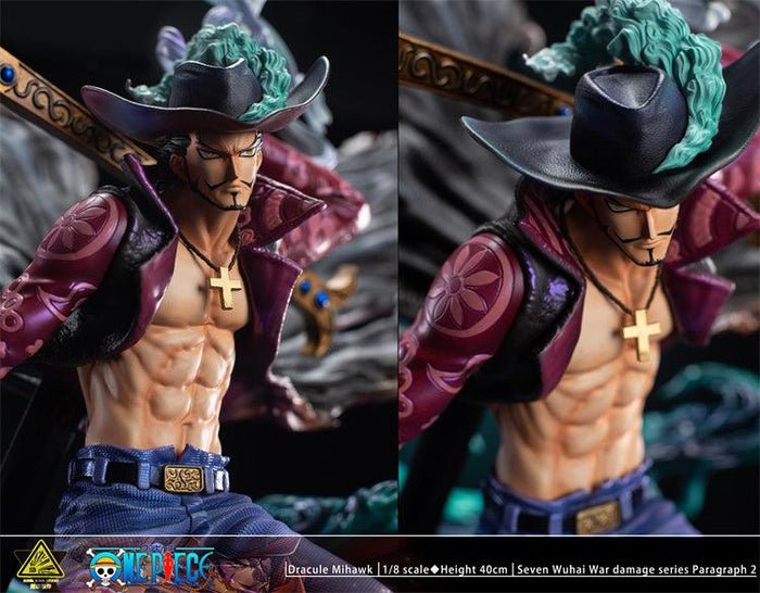 Super Bomb Studio Dracule Mihawk Resin Statue | 1/8 Scale | Limited to 699 Pieces | One Piece - Image 3