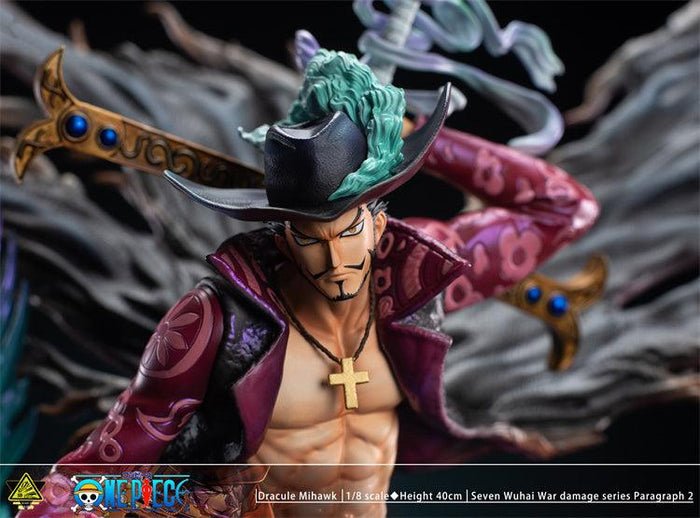 Super Bomb Studio Dracule Mihawk Resin Statue | 1/8 Scale | Limited to 699 Pieces | One Piece - Image 4