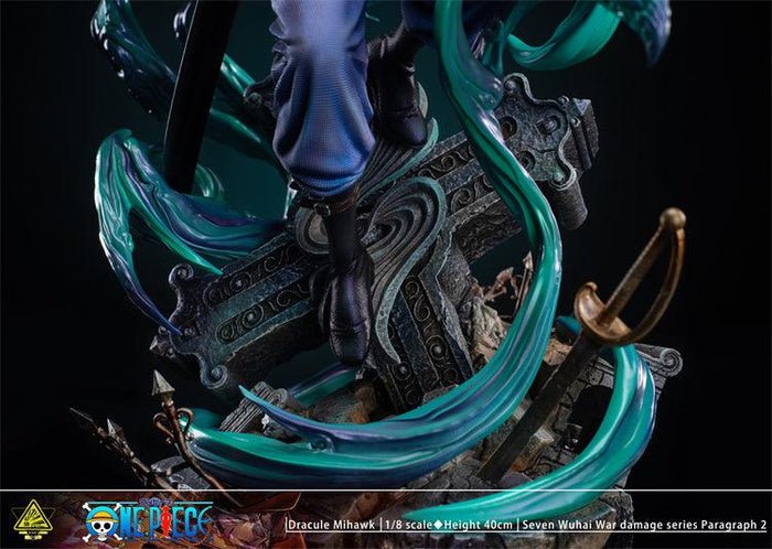 Super Bomb Studio Dracule Mihawk Resin Statue | 1/8 Scale | Limited to 699 Pieces | One Piece - Image 5