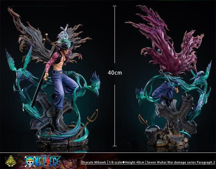 Super Bomb Studio Dracule Mihawk Resin Statue | 1/8 Scale | Limited to 699 Pieces | One Piece - Image 2